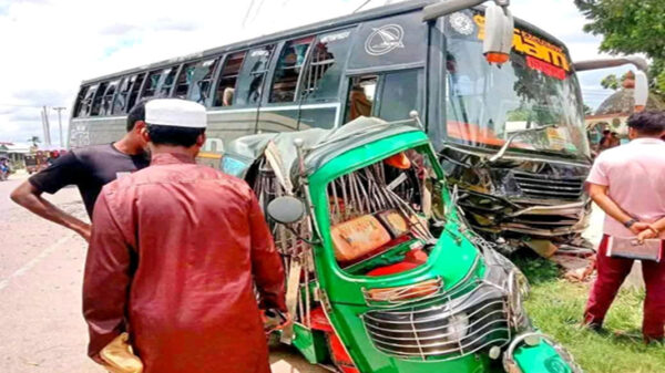 শেরপুরে বাস- সিএনজি সংঘর্ষে শিশু নিহত, আহত ৫